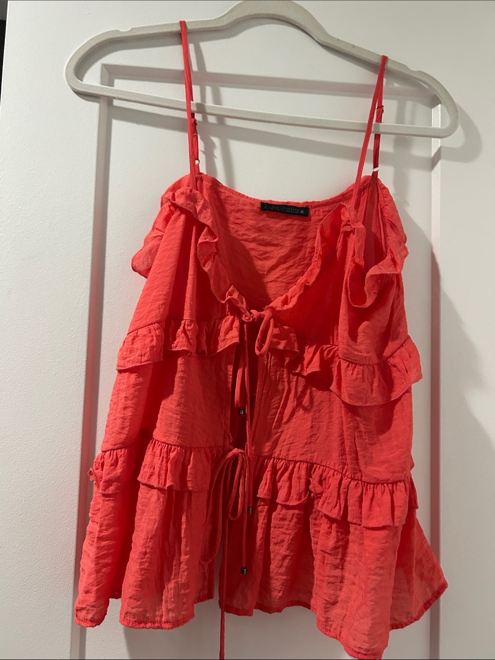 Zara Tie Front Top